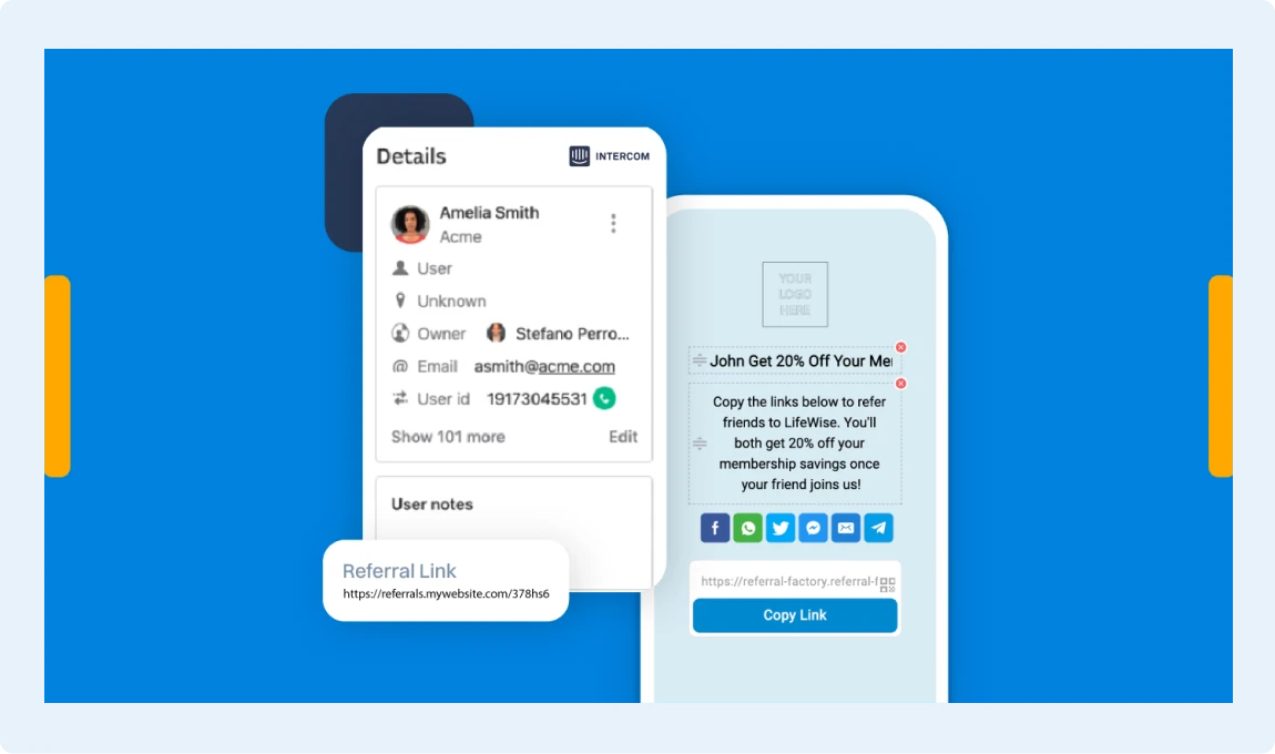 Referral Program Intercom