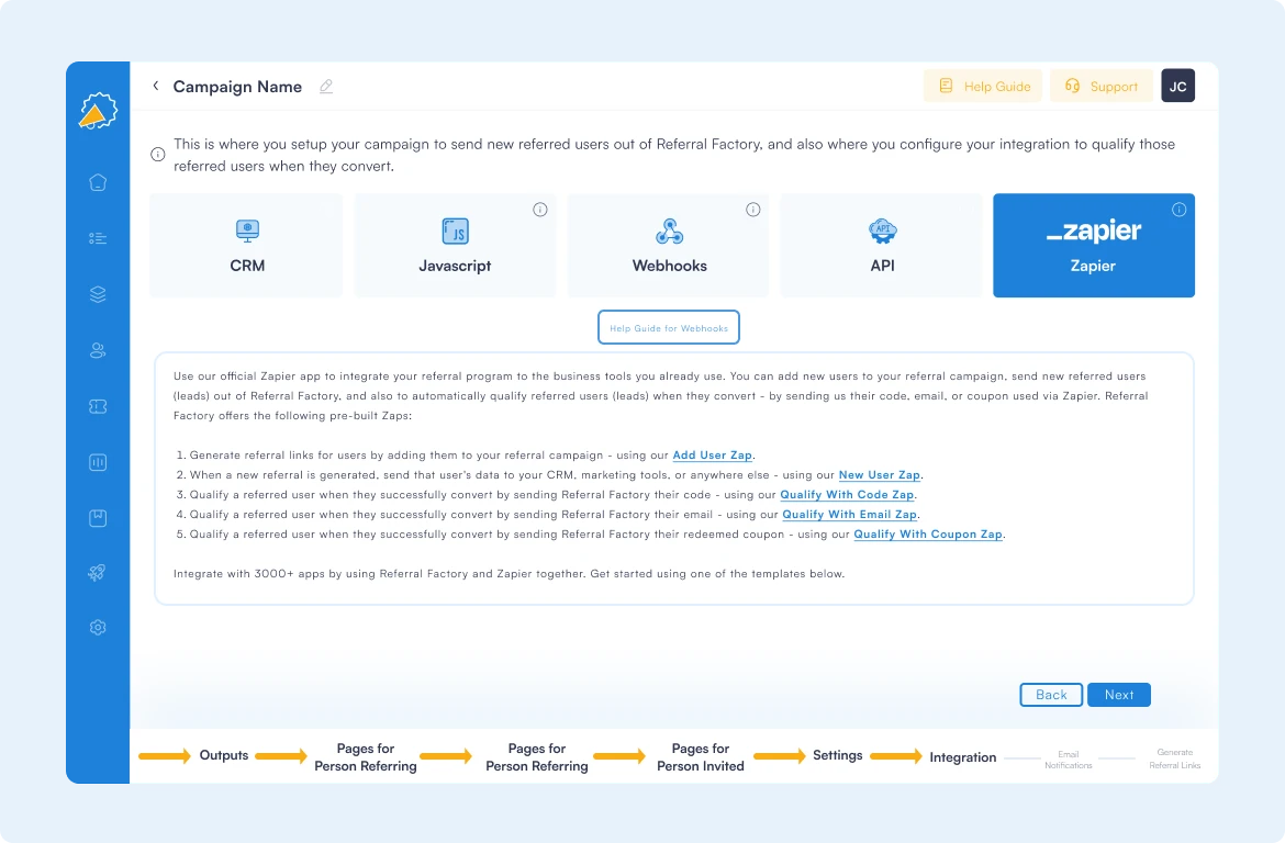 Referrals CRM