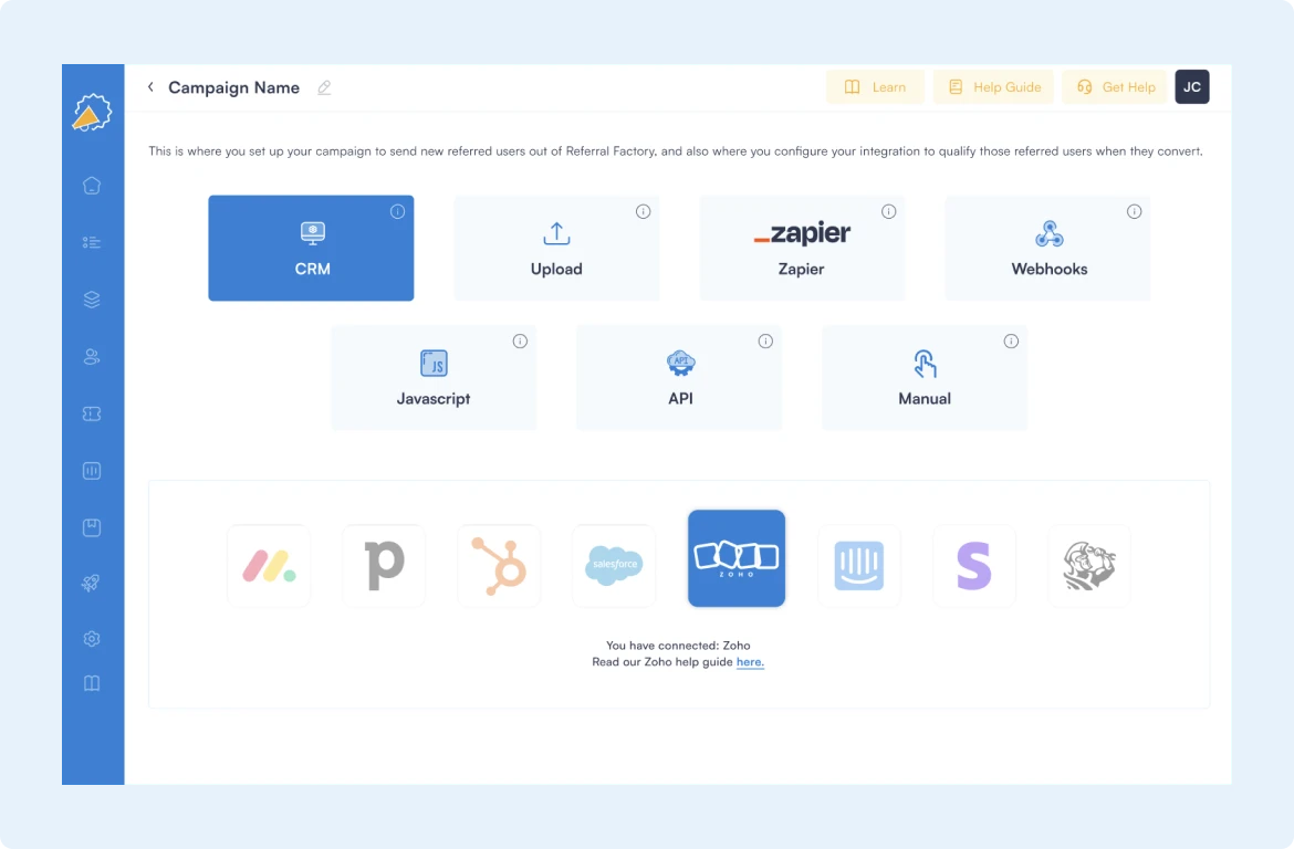 Referrals CRM