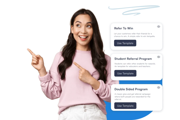 Referral program templates